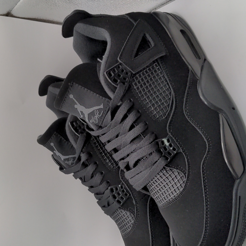 New Air Jordan 4 Retro SP Black Graphite Basketball Shoes CU1110010 Sz M11.5 W13 - Picture 7 of 11